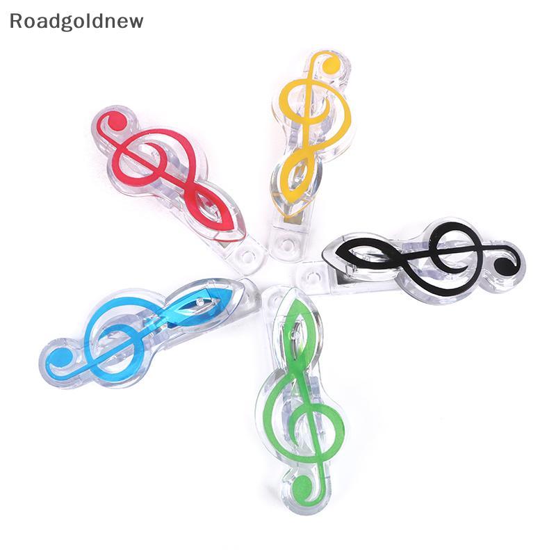 RGN 5 Peças Clipes De Folha De Papel De Livro Pasta De Música Decoração Notação Musical NW