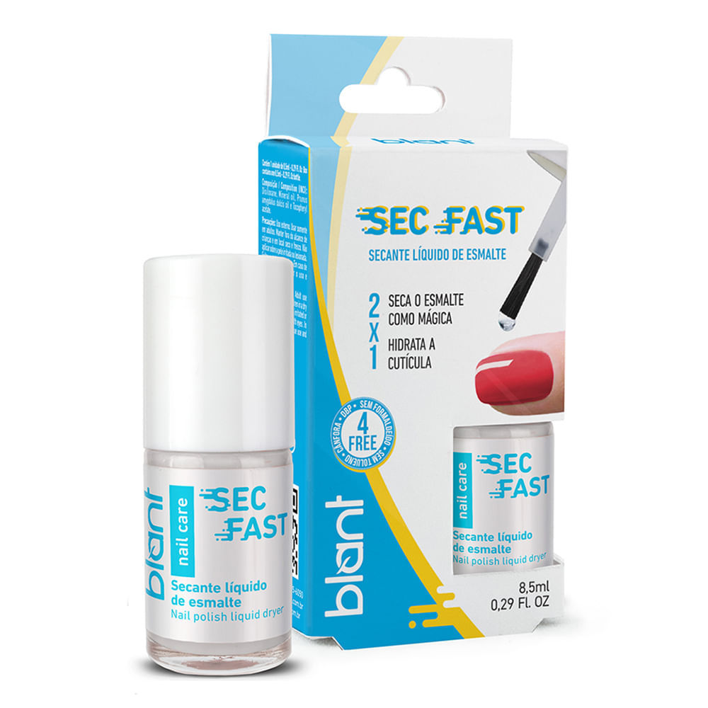 Secante Líquido de Esmalte Blant Sec Fast 2x1 8,5ml