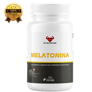 Melatonina 1000mg Mastigável 120 Comprimidos Sabor Maracujá em Oferta na Shopee