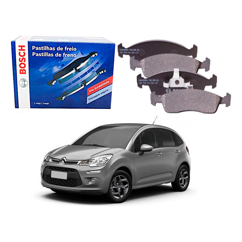 Pastilha Freio Dianteira Bosch C3 1.5 2013 A 2017 em Oferta na Shopee