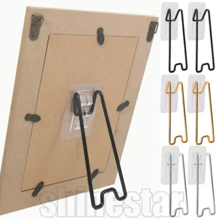 Suporte Para Porta-Retratos De Metal De Dois Tamanhos 1/2/4 Unidades-Fotos Fixação De-Rack De Exibição De Certificados F em Oferta na Shopee