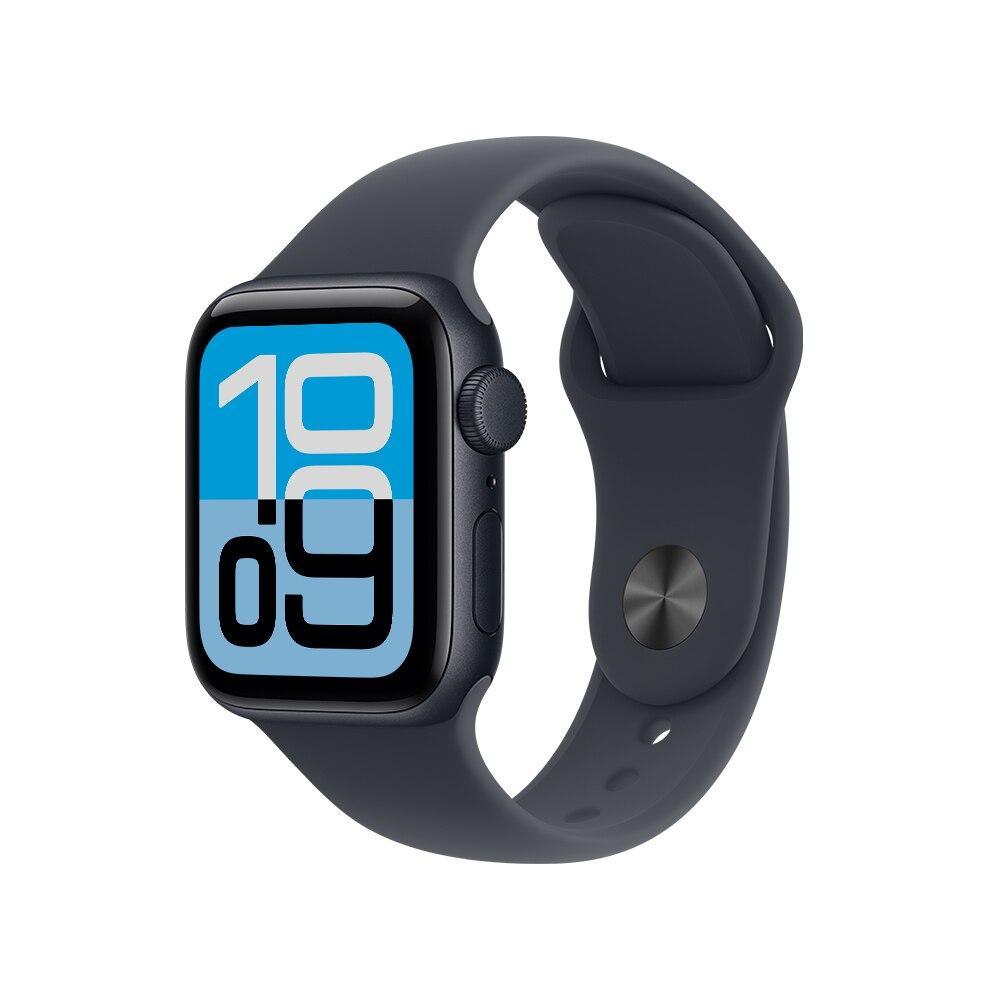 Apple Watch SE 3 GPS - Caixa meia-noite de alumínio – 44 mm - Pulseira esportiva meia-noite – M/G em Oferta na Shopee