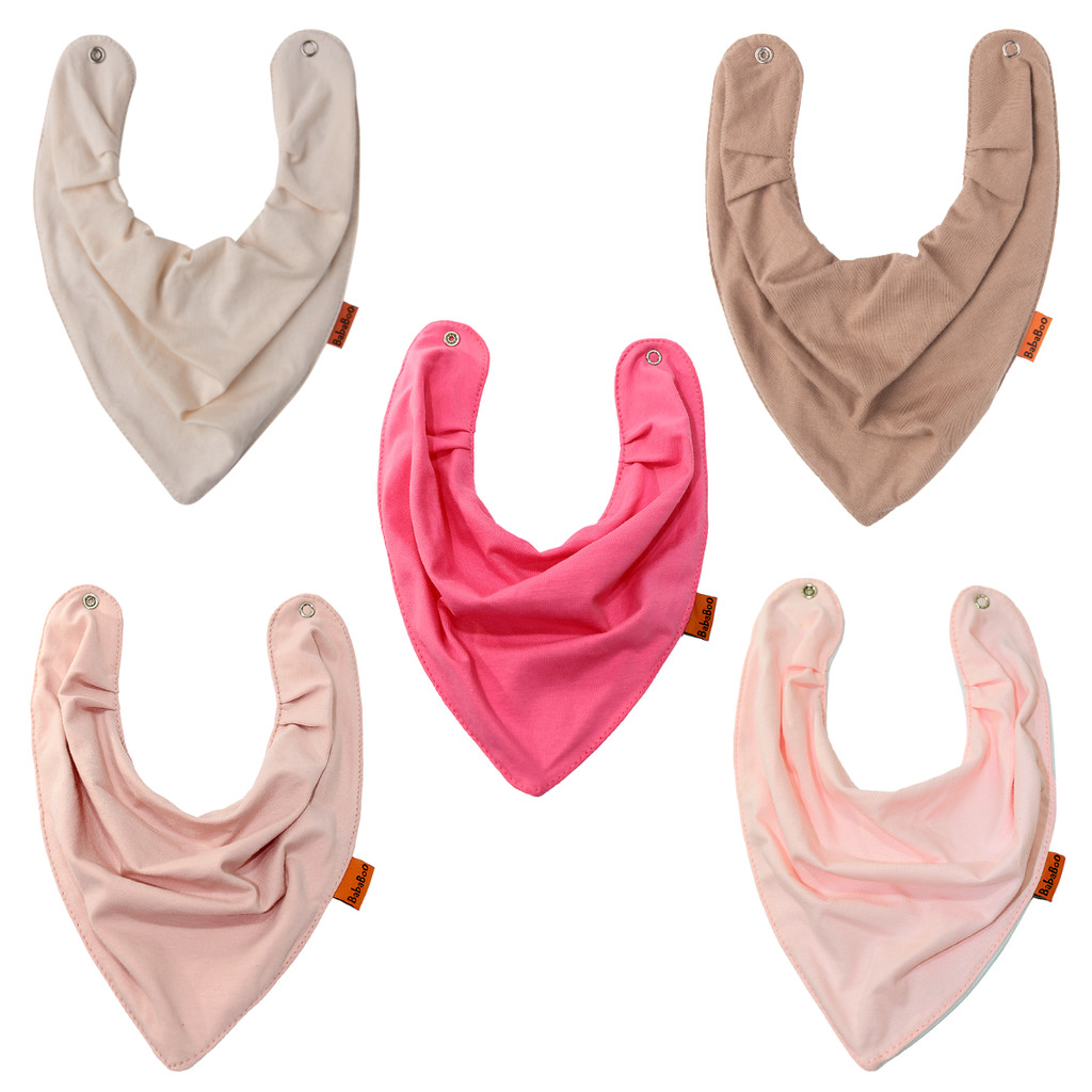 5 Babadores Bandana BabaBoo Charme e Conforto para o Bebê