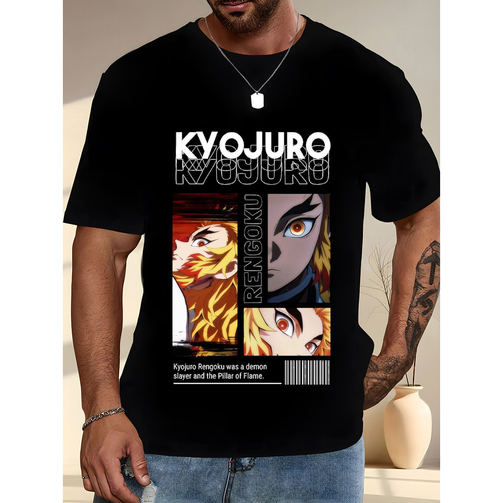 Camiseta Masculina Anime Personagem Print Manga Japonês Clássico Estampada Confortável Macia Estilosa Moda