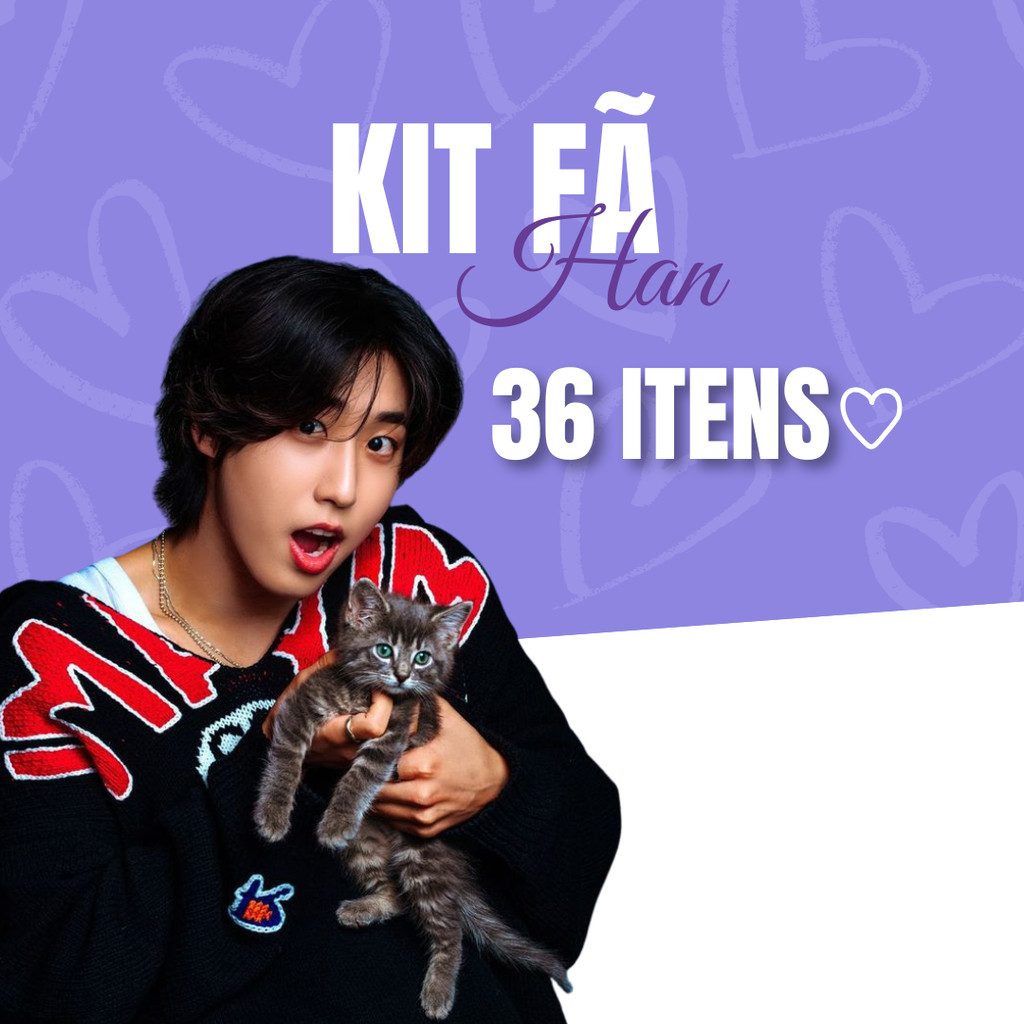KIT FÃ HAN STRAY KIDS - 36 ITENS EXCLUSIVOS