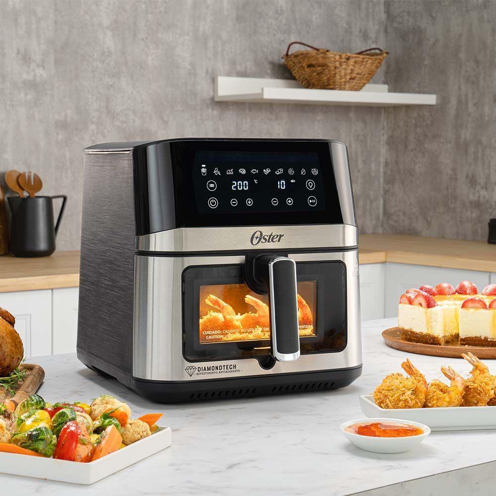 Fritadeira Oster Inox Diamondtech 7,5L Com Visor Transparente 220V — imagem 2 de 2