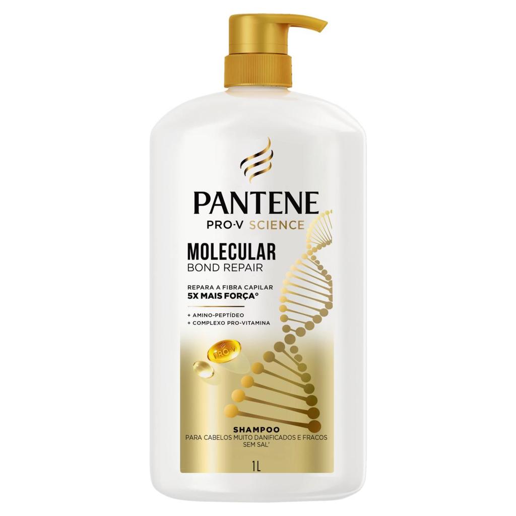 Shampoo Pantene Reparador Molecular Bond Repair 1L em Oferta na Shopee