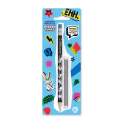 Lapiseira Pencil 2.0 Looney Tunes - Blister c/ 1 Lapiseira + 5 Grafites Leo&Leo Leonora - 10217