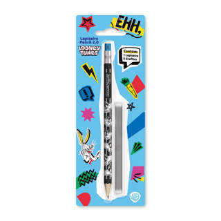 Lapiseira Pencil 2.0 Looney Tunes - Blister c/ 1 Lapiseira + 5 Grafites Leo&Leo Leonora - 10217 em Oferta na Shopee