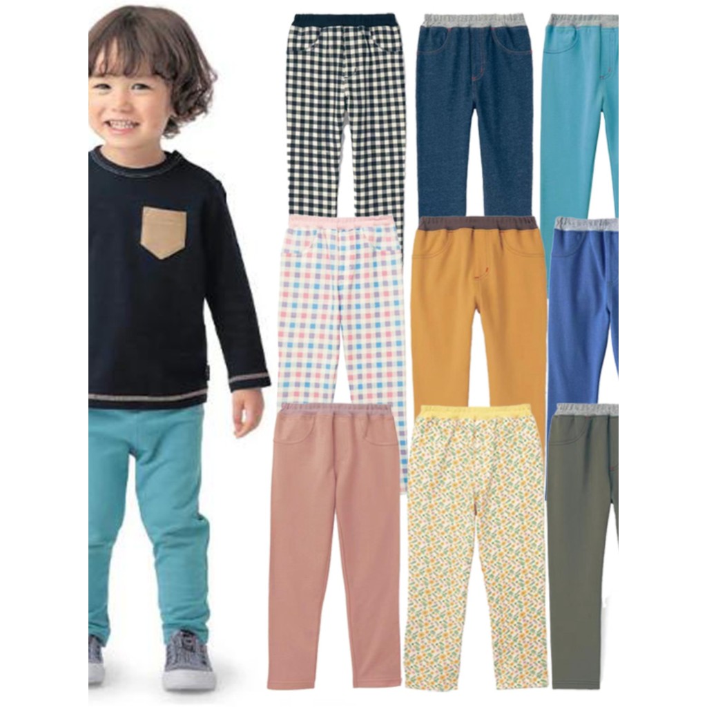 Comércio exterior crianças roupas primavera outono estilo fino meninas calças casuais crianças meninos calças de algodão