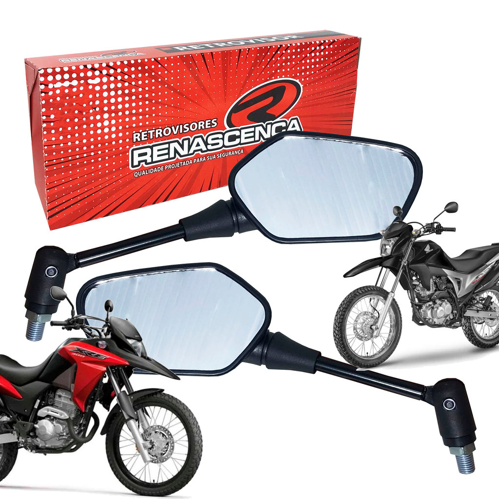 Retrovisor Modelo Articulado Cb 300 Rosca Universal P/ Titan Twister Xre