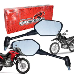 Retrovisor Modelo Articulado Cb 300 Rosca Universal P/ Titan Twister Xre