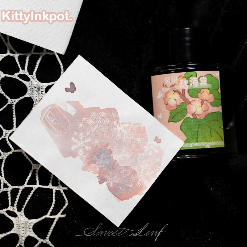 KittyInkpot 52 Cores 5ml Brilho Caneta Tinteiro Tinta Não-Carbono Material De Arte Escolar Papelaria Para De Imersão De 