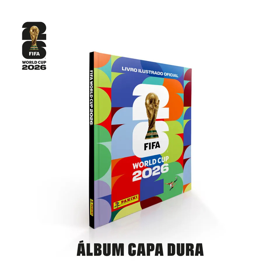 Copa do Mundo da Fifa 2026™ Álbum de figurinhas Capa Dura Fifa World Cup 2026™