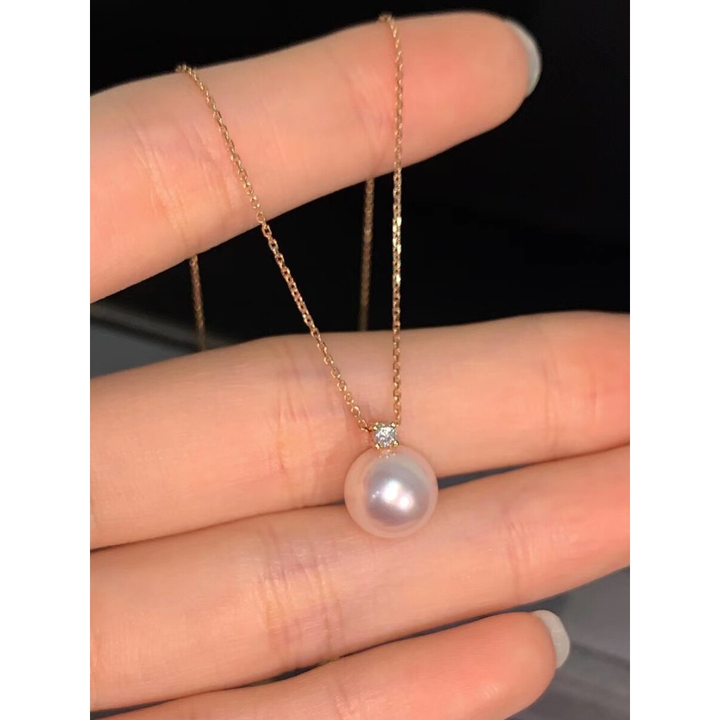 colar colar aço inoxidável Princesa estilo 18K ouro redondo uma pérola colar estilo feminino 2023 novo estilo colar De