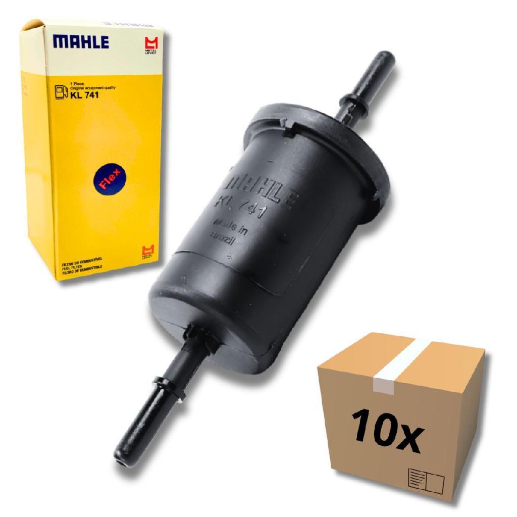 Kit 10 Unidades Filtro Combustível Mahle KL741 Original Moto Fan Titan Start Cargo 160 Bros 160 Biz 125 Fan Titan 150