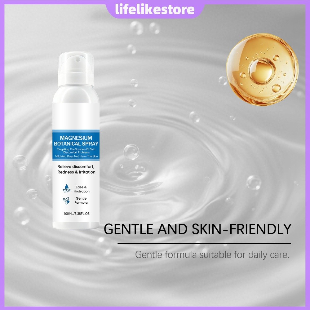 Spray Calmante Herbal Skin Magnésio 100ml Para Irritação Da Pele [lifelikestore.br]