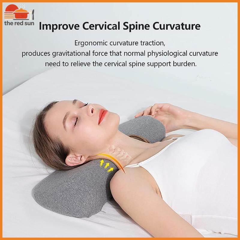 TSBR Travesseiro Cervical Espuma De Memória Contorno Cama Travesseiros Para Dormir Lateral Ergonômico Ortopédico De Ne .