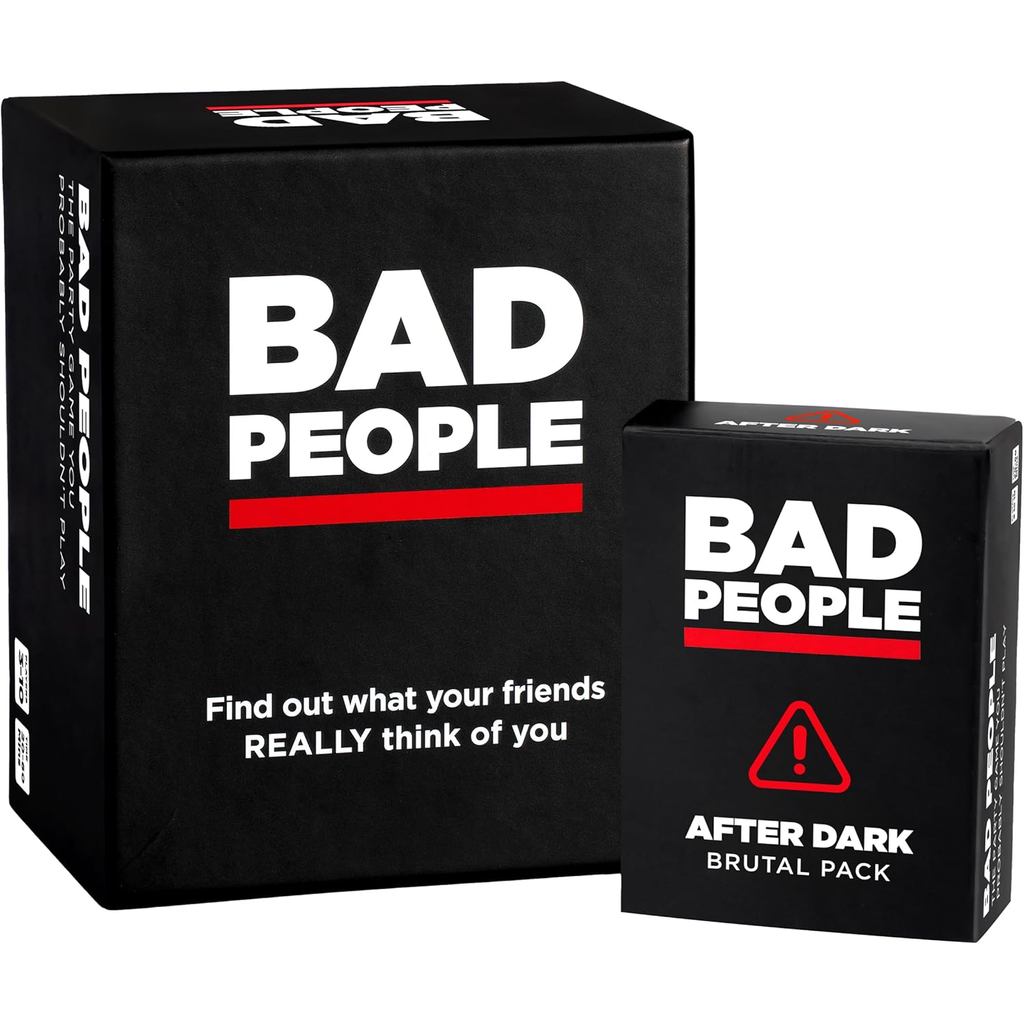 BAD PEOPLE Party Game + After Dark Set – Hilarious Adult Card Game for Friends & Game Night | Funny Conversation & Icebr