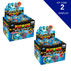 Kit Com 2 Chiclete Plutonita Abraço Congelante Arcor 180g
