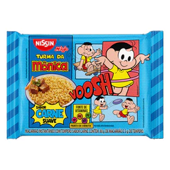 Nissin Macarrão instantâneo sabor carne Turma da Mônica 85g