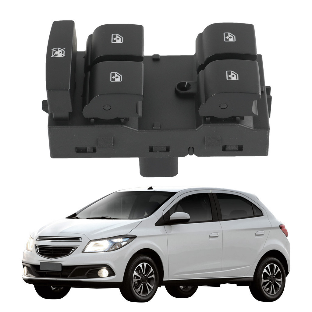 Botão Interruptor Vidro Elétrico Onix Prisma Spin Cobalt 2010 A 2015 Quadruplo 4