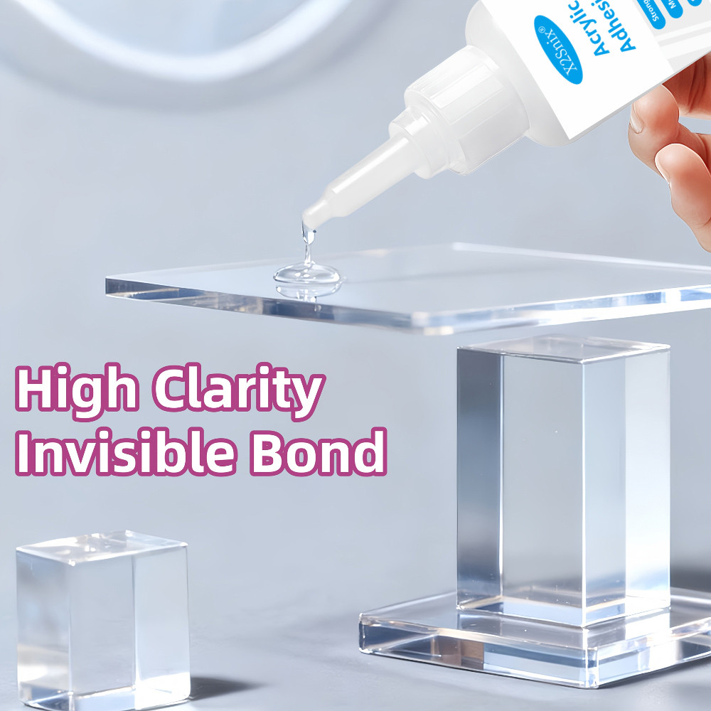 Cola Acrílica Transparente Forte Adesivo Instantâneo PMMA ABS PVC Plástico PP PC À Prova Dwaterproof Água Secagem Rápida
