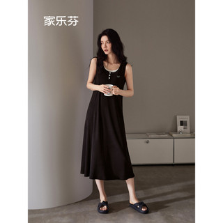 Kelef Carrefen camisola com almofada no peito pijamas femininos verão estilo Modal colete camisola vestido estilo longo 