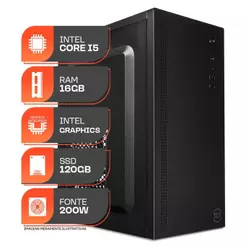 PC Home Essential S, Intel Core I5, 16GB DE RAM, SSD 120GB