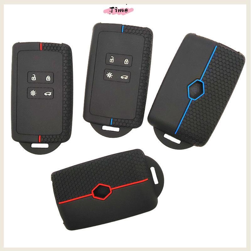 Tempo Silicone Capa Chave Do Carro Para Captur Koleos Kadjar Arkana Megane Dacia Espanador Sandero Stepway Controle Remo