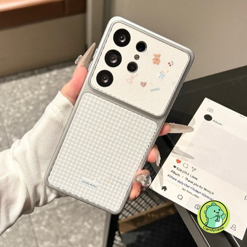 Capa De Urso Fofa Para Samsung Galaxy A07 M07 F07 A06 M06 F06 A05S M05 A04S A04E M04 F04 A03 Core A03S 5G 4G Desenho Ani