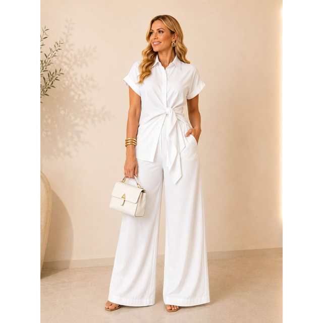 Conjunto Marrant Feminino Conjunto Alfaiataria Marrant Feminino Calça e Blusa Roupa Ano Novo Roupa Natal