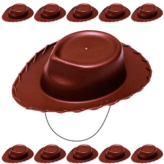 10 Chapéu de Cowboy Woody para Crianças Story Lembrança de Aniversário
