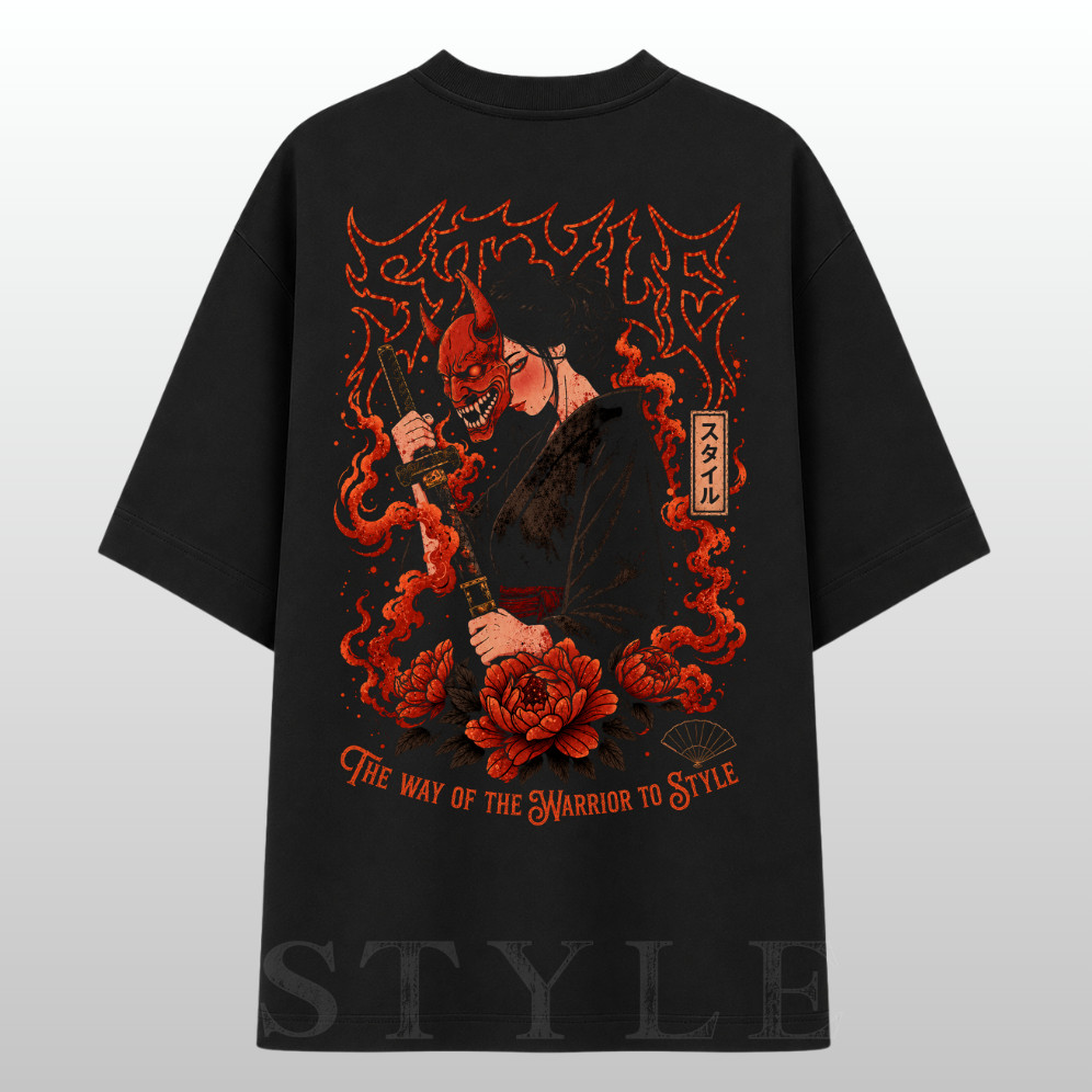 Camiseta Oversized Geisha Japonesa Japão Anime Streetwear Masculino/Feminino 100% Algodão Premium Estampa Unissex Casual