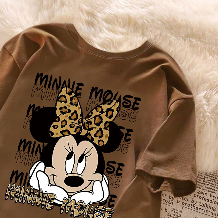 Camiseta Feminina Minny FoFa Desenho Camisa Algodao Premium 30.1 Blusinha T-Shirt Camisa