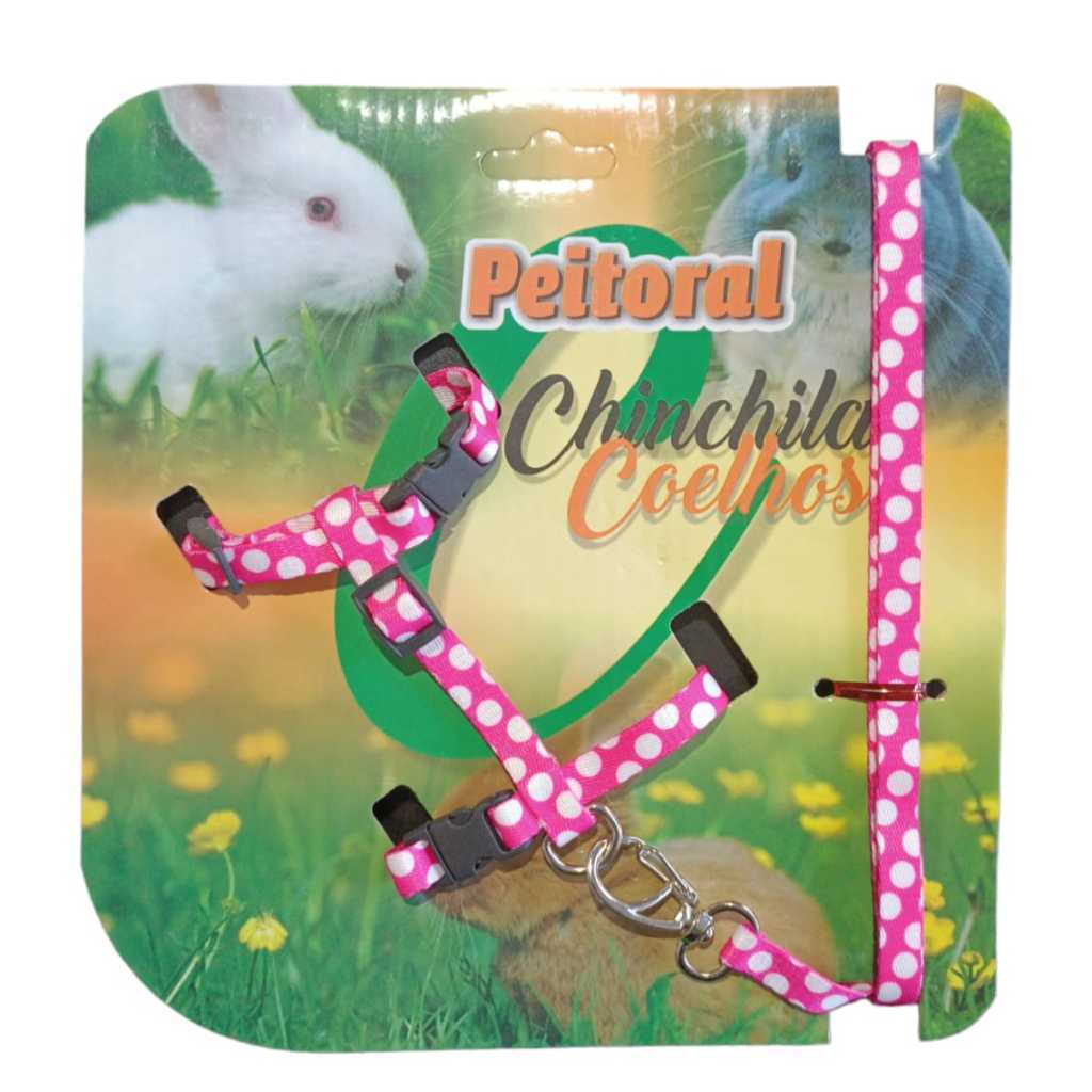 Peitoral para Coelho | Guia e Peitoral para Coelho | Chinchila — imagem 2 de 2