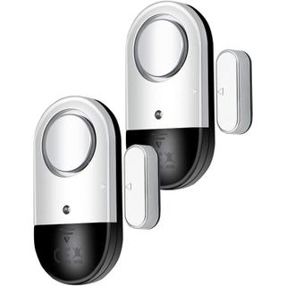 Alarme Sonoro de 120 DB para Portas e Janelas, Pacote com 2 Unidades, para Segurança de Crianças e Pacientes com Demênci