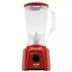 Liquidificador Arno Power Mix 300W 15L com 2 Velocidades Vermelho 110V