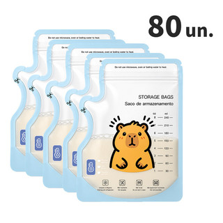 Saquinhos Leite Materno PET/PE 250ml BPA Free Kit 20/40/80un Armazenamento Congelar