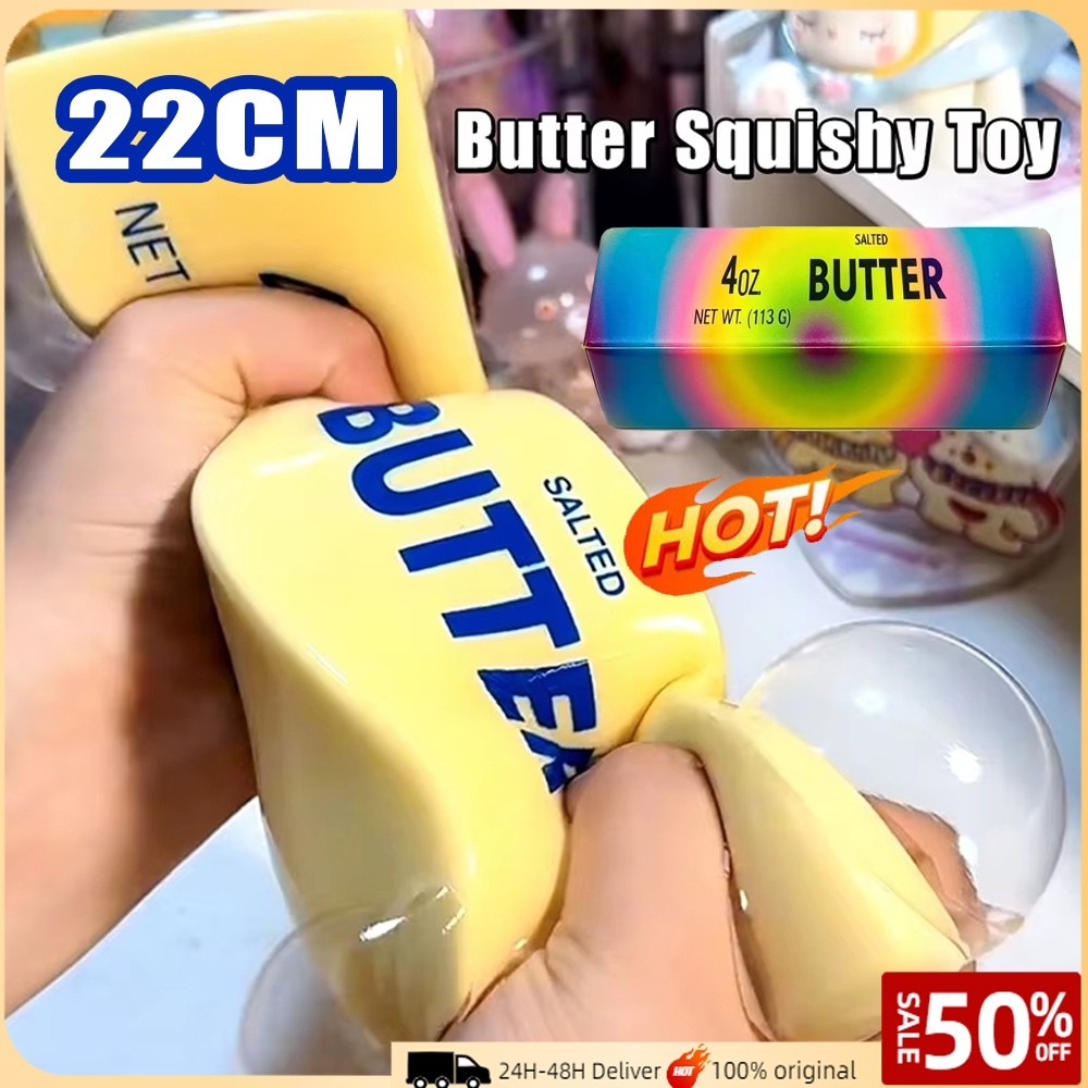 3 Pçs 23.5cm Manteiga Squeeze Brinquedo Macio Vara Lento Subindo Fidget Alívio Do Estresse Barra Tijolo Se