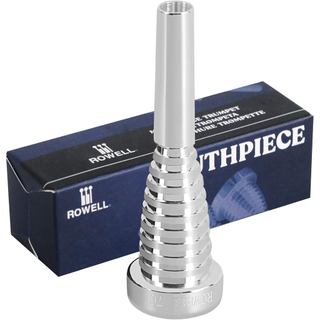 Bocal para Trompete ROWELL 7C, Prateado, Design Universal, Compatível com a Maioria dos Trompetes, Ideal para Iniciantes