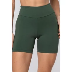 Short Cós Alto em Poliamida Puresense Verde Emerald