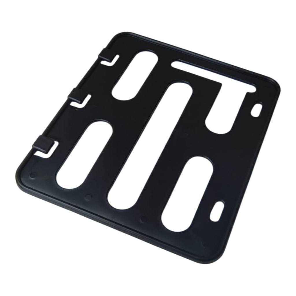 Kit com 10 Suporte De Placa Merco-sul Preto Moto Resistente Platico Unversal Premium — imagem 2 de 2