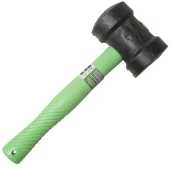 Martelo de borracha preto 80 mm Odim