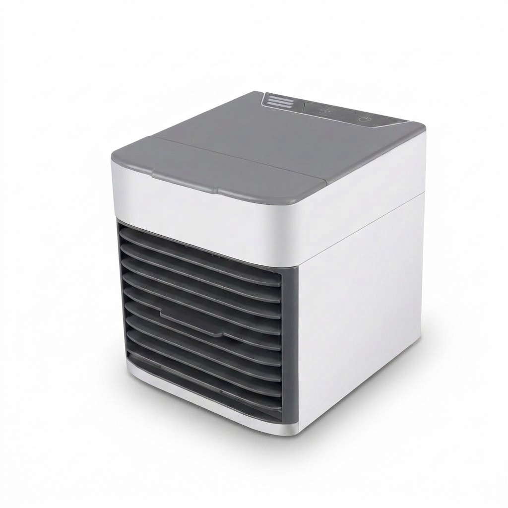 Climatizador Portátil De Ar Umidificador Purificador Circulador Compacto Para Quarto E Sala