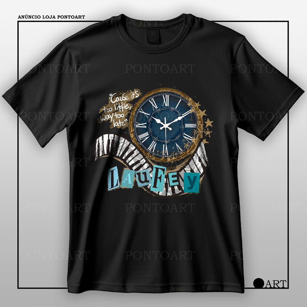 Camiseta Laufey Cause It's Too Little Way Too Late Camisa 100% Algodão