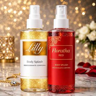 Body Splash Feminino Floratta Red e Lily Fragrância Leve e Refrescante
