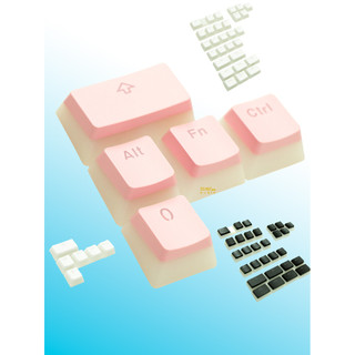 Pudim Adicional Keycap PBT Transparente Único Personalizado Teclado Mecânico Cap 68-75-84-98-98-100