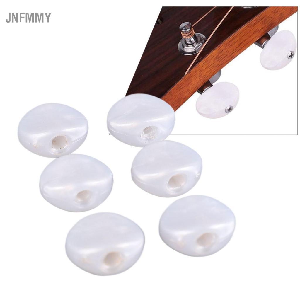 Jnfmmy HUIOP Kit de botão de chave de afinação de guitarra elétrica oval Alça de substituição da cabeça da máquina