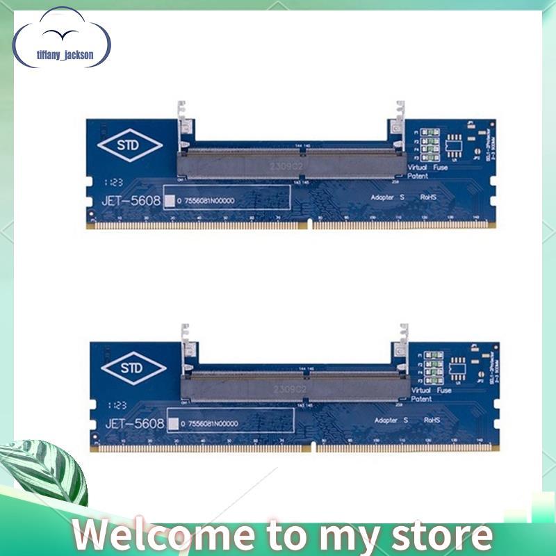 DDR4 SO-DIMM Para PC Adaptador RAM De Memória Laptop 2 Pcs Desktop Cartão De Teste De